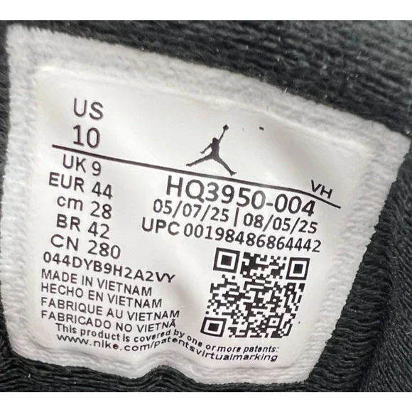 Nike Air Jordan MVP 92 Men's Size 10 Shoes HQ3950-004 New - Picture 3 of 16